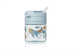 Liewood Pavia straw cup light blue with sea animals tritan 280ml